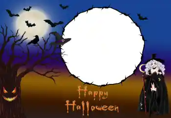 Effett tar-ritratti mill-kategorija Festi varji № 191755. Kitba fuq il-qafas: Happy Halloween